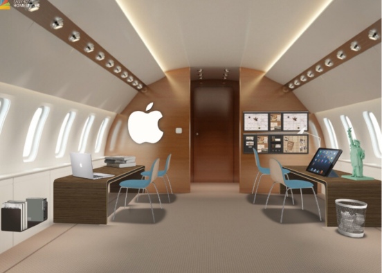 Oficina de Apple en jet Design Rendering
