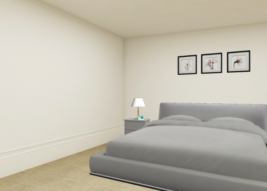 Bedroom minimalis  Design Rendering