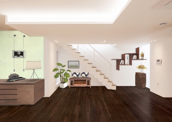 wooden floor Design Rendering