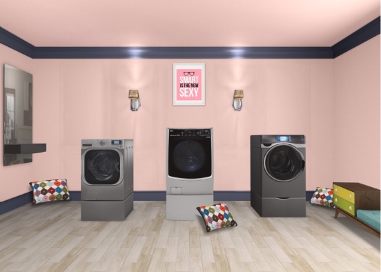La lavanderia en tu casa Design Rendering