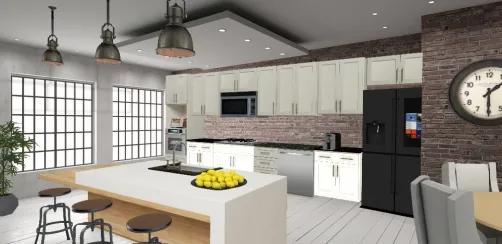 Big City Luxury Loft Kitchen