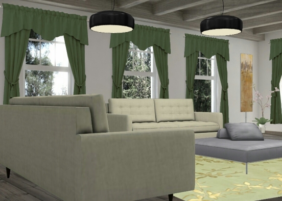 Living room 2  Design Rendering