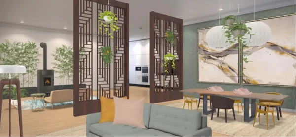 Professional interior design created with Homestyler 3D design software