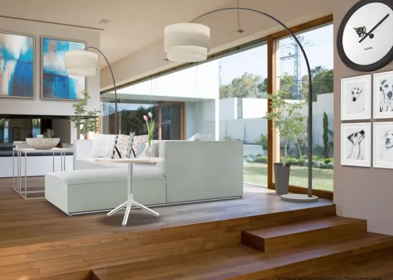 modern and open concept  Design Rendering