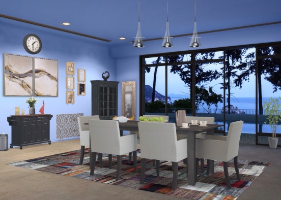 dine with a calm view Design Rendering