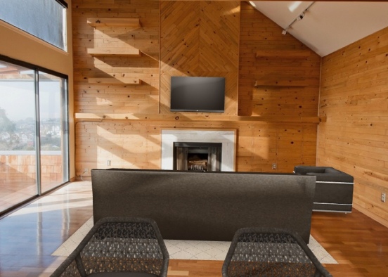Comfy Cabin Design Rendering