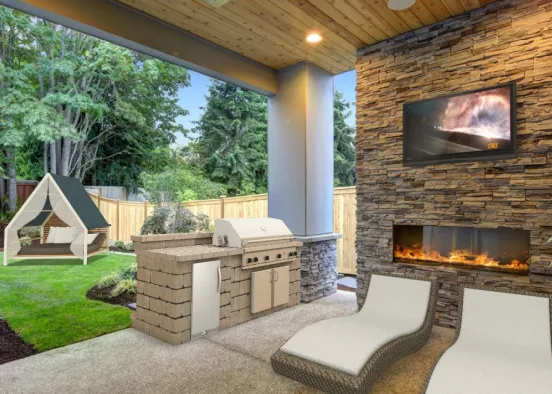 Outdoor Living Design Rendering
