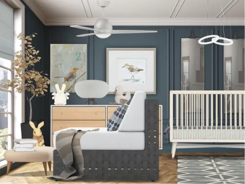 Birds, bunnies and a baby