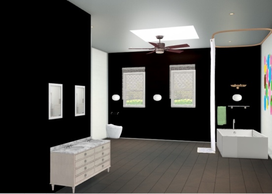 bathroom 💕 Design Rendering