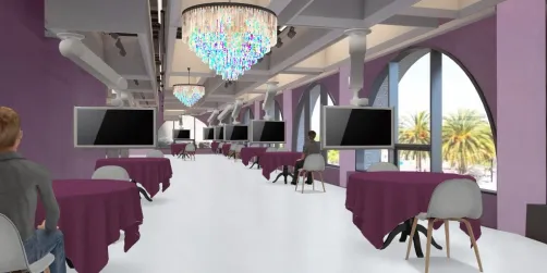 The modern restaurant