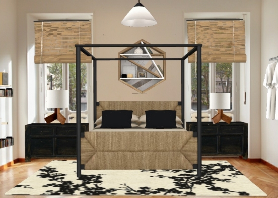 Modern Design Bedroom  Design Rendering