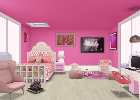 Patricia’s Dream Bedroom  Design Rendering