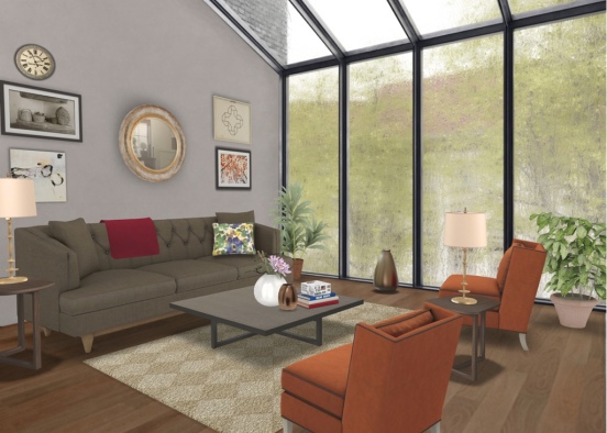 apt. living-room Design Rendering