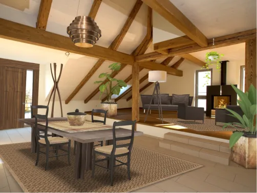 Rustic room in Austria 