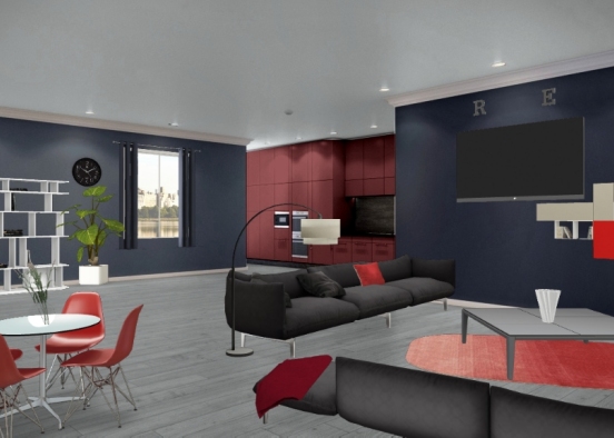 Red touch Design Rendering