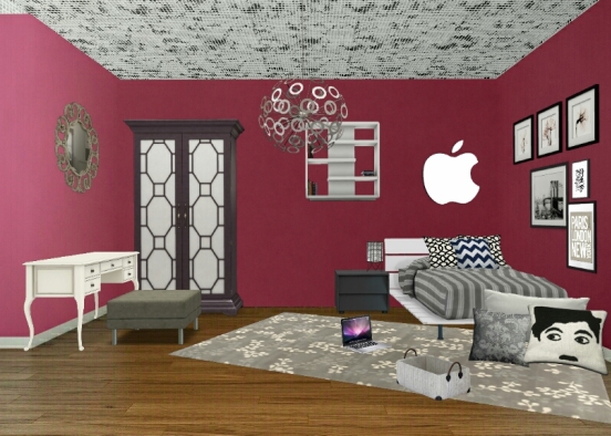Teenager dream room -1- Design Rendering