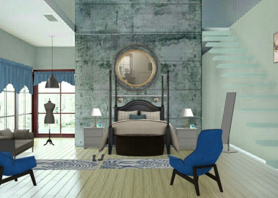 Modern hannah room Design Rendering