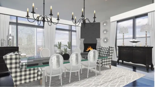 Formal dining room 