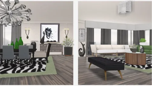 living room dining room combo 