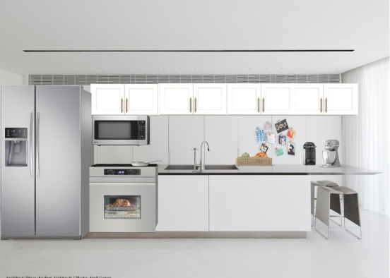 modern kitchen  Design Rendering