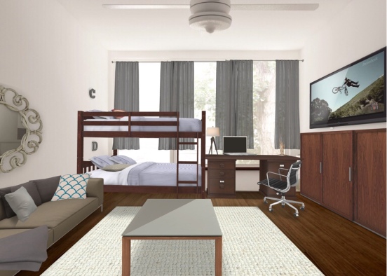 College dorm!  Design Rendering