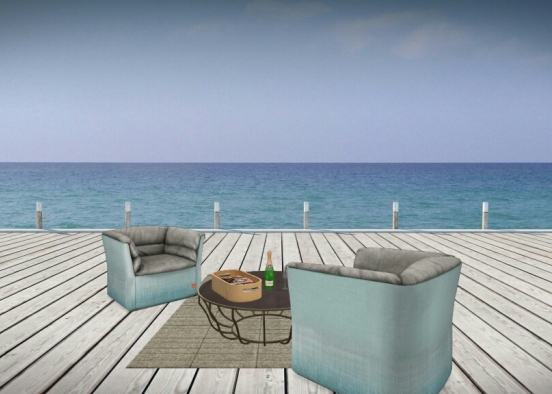Nice ocean view deck Design Rendering