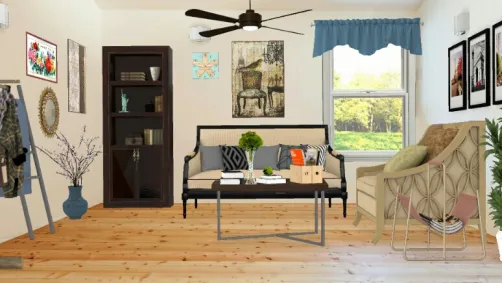 Simple living room decor 