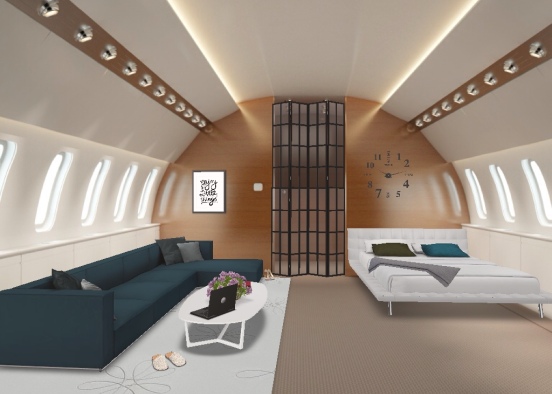 a jet room Design Rendering