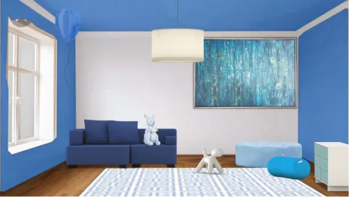 Greek flag kids room 🇬🇷 
