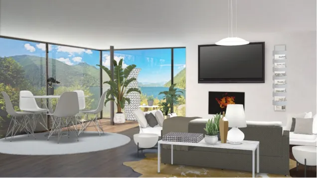 Apartment Beachy Living Room 
