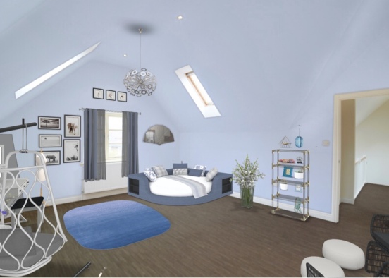 BLUE ROOM Design Rendering