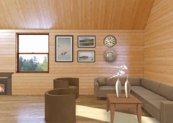cabin Design Rendering