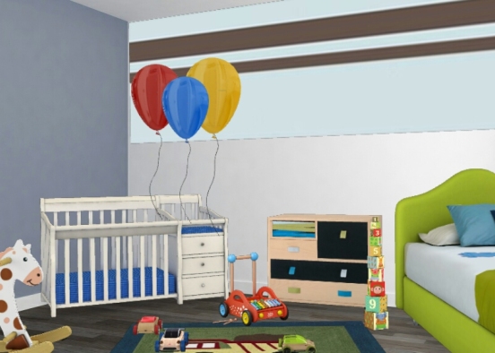 Habitación  infantil  Design Rendering