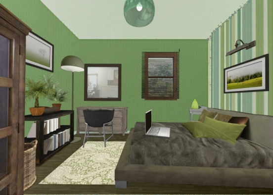 Green room  Design Rendering