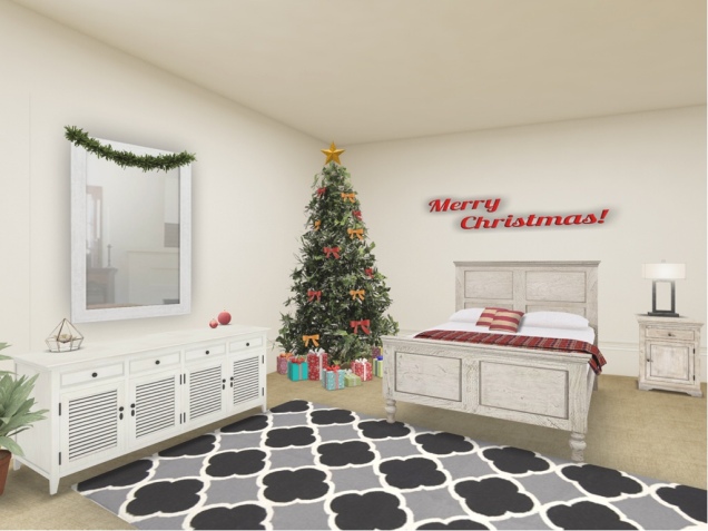 Christmas bedroom 
