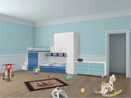 la chambre des enfants est toujours en bazar 😂😂