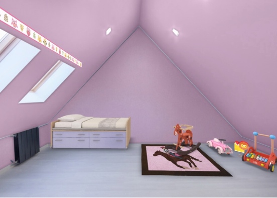 kids room 🦄🦄🦄💕 Design Rendering