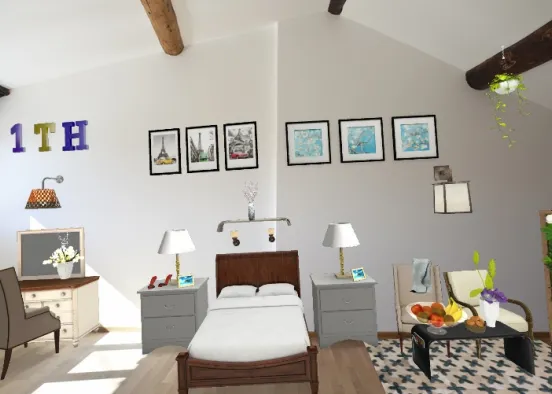 Normal Bedroom 💎💎💎💍❤️❤️❤️💝💝💝 Design Rendering