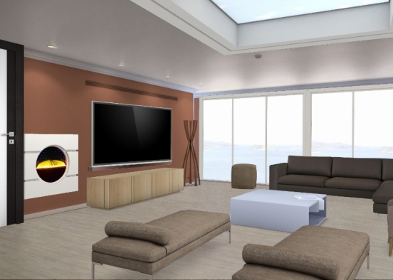 Lounge area Design Rendering