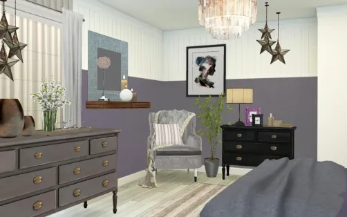 Old fashioned bedroom 