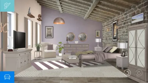 Pretty Lavender bedroom!