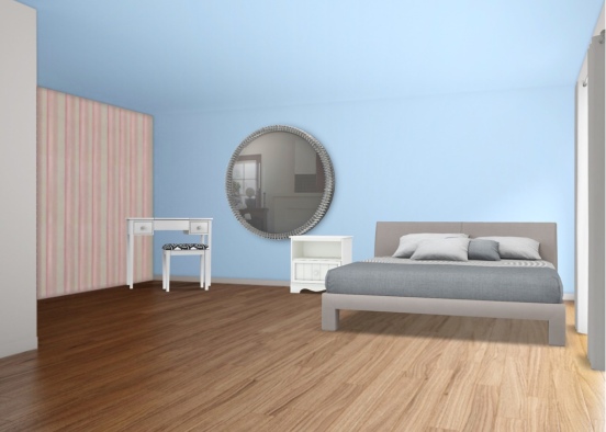 A bedroom  Design Rendering