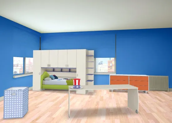 blue boy room Design Rendering