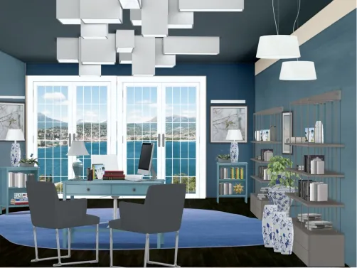 Blue office