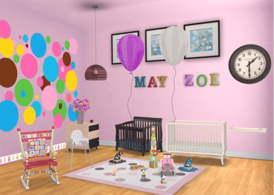 baby Zoe and May Design Rendering