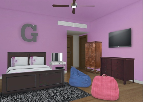 Grace's Room Design Rendering