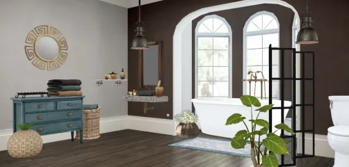 Fancy bathroom 