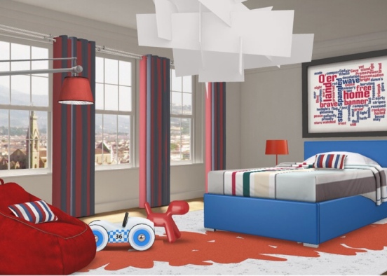 Kids bedroom 🇬🇧🏴󠁧󠁢󠁥󠁮󠁧󠁿 Design Rendering
