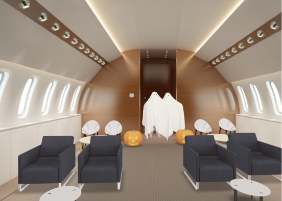 ghost airlines Design Rendering
