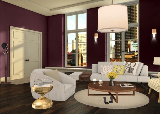 Rich living space  Design Rendering